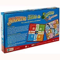 Ekta Magnetic Ludo Snakes 'n' Ladders Board Game for kids,Multicolor