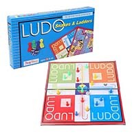 EKTA New Ludo Snakes and Ladders Board Game (Multicolor, Medium),for-All Ages