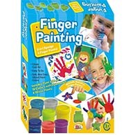 Ekta Finger Painting(Senior) 18 Colors Fun Game, Multi Color