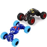 kids gallery nx Pack of 2 DTX Monster Telescopic Toy Double Sided Pull Back Car Toys for Kids Visit the Jack Royal Store