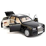 Exclusive Alloy Metal Pull Back Die-cast Car 1:24 SianDiecast Metal Pullback Toy car with Openable Doors & Light, Music Boys Toys for Kids - Color May Vary (Phantom)