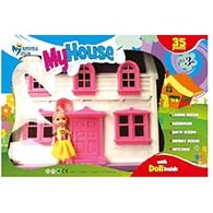 Mamma Mia My House 35 pcs Home DIY Doll House and Furniture, Accessory