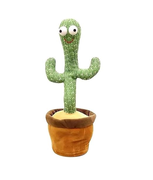 Kids Gallery NX | Dancing Cactus Talking Toy, Cactus Plush Toy, Wriggle & Singing Recording Repeat What You Say Funny Education Toys for Babies Children Playing, Home Decorate