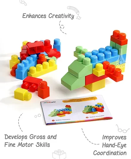 Kidsgallerynx | Intelliskills Mega Building Blocks - 40 Pieces